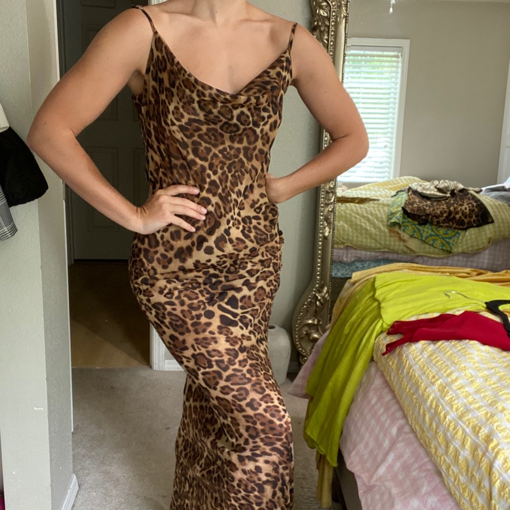 Leopard print maxi dress - BRAND NEW